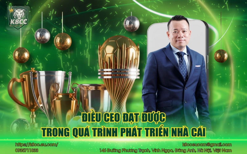 CEO Trần Đình Long - Người dẫn đầu tại nhà cái K8CC 10 Điều CEO đạt được trong quá trình phát triển nhà cái