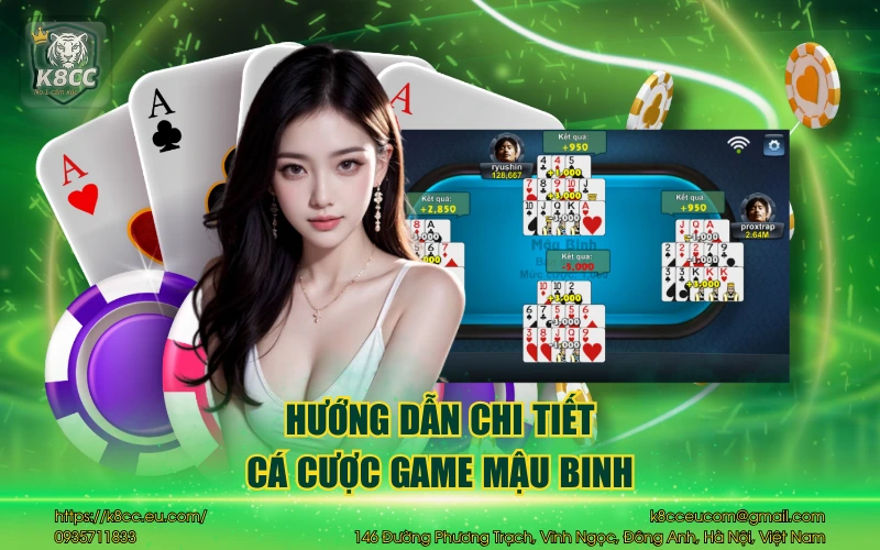 Mậu Binh K8CC & Bí kíp ăn tiền chuẩn siêu cấp pro 3 Hướng dẫn chi tiết cá cược game mậu binh