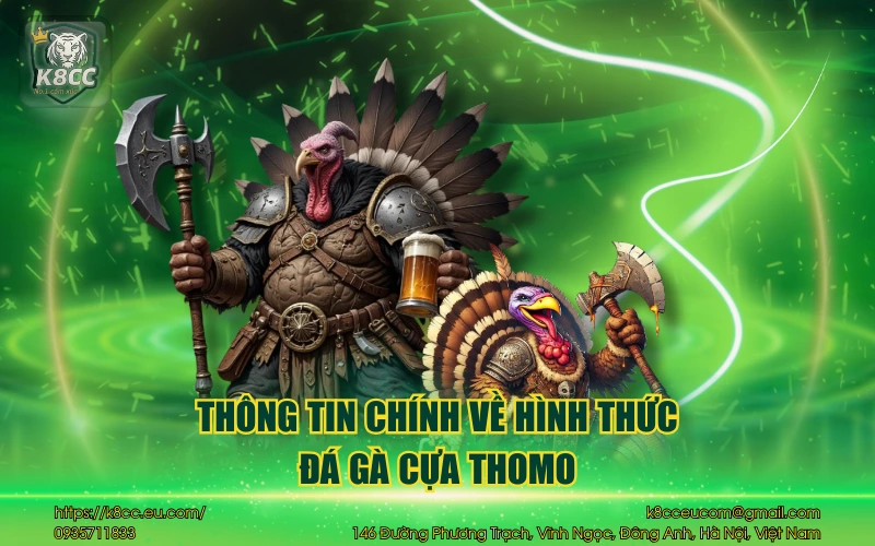 Đá Gà Thomo K8CC - Đỉnh cao đấu trường chuẩn quốc tế 2 Thông tin chính về hình thức đá gà thomo