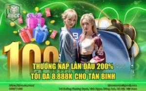 Thưởng nạp lần đầu 200%