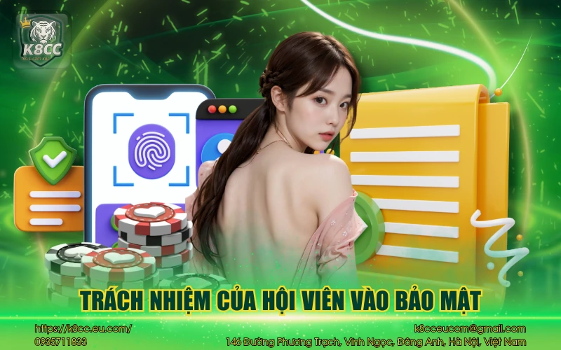 Điều khoản sử dụng K8CC - Chi tiết thông tin cần nắm rõ 10 Trách nhiệm của hội viên vào bảo mật